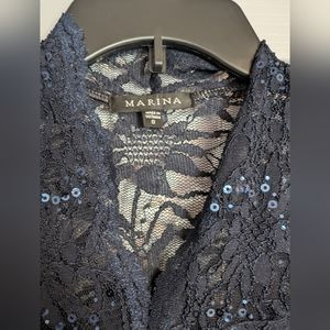 Marina navy cocktail dress